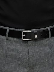 BOSS Black Flag Buckle Leather Belt - Image 5 of 5