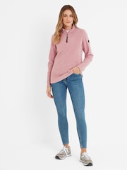 Tog 24 Pink Revive Fleece Zip Neck Jumper - Image 3 of 5