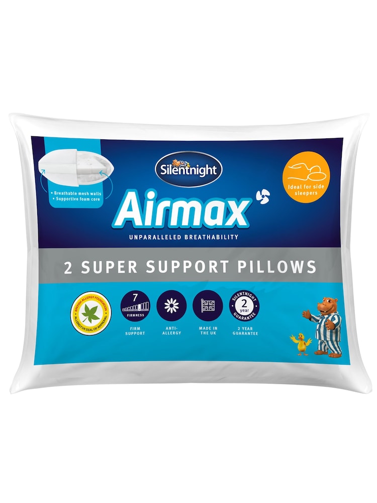 Silentnight 2 Pack Airmax Super Support Pillows - Image 5 of 5