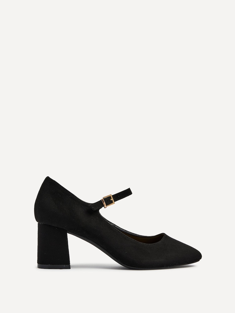 Linzi Black Madeline Court Heel with Block Heels - Image 2 of 5
