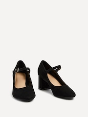 Linzi Black Madeline Court Heel with Block Heels - Image 4 of 5