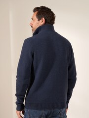 Truly Blue Windsor Midnight 3/4 Zip Jumper - Image 2 of 4
