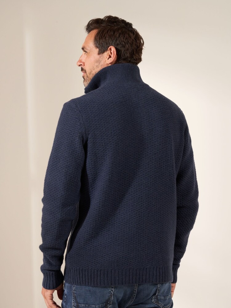 Truly Blue Windsor Midnight 3/4 Zip Jumper - Image 2 of 4