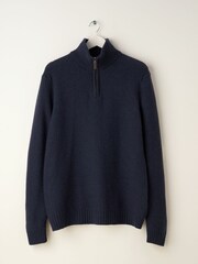 Truly Blue Windsor Midnight 3/4 Zip Jumper - Image 4 of 4