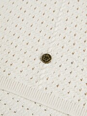Ted Baker Yensine Natural Machine Crochet Knit Top - Image 6 of 6