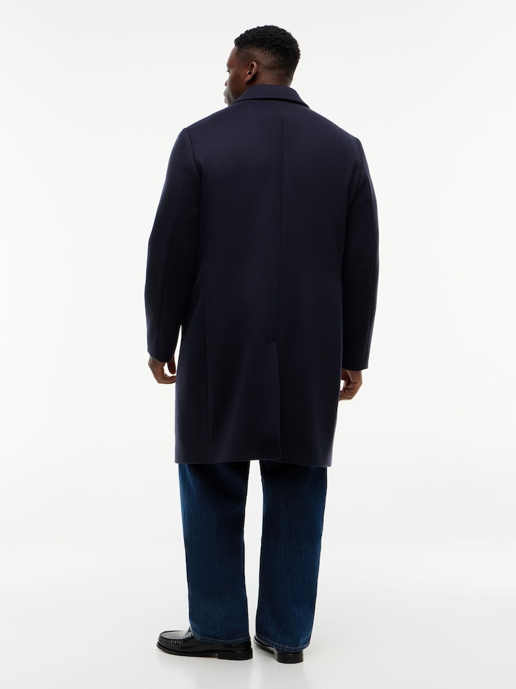 Tommy Hilfiger Blue Plus New York Label Wool Blend Coat - Image 2 of 5