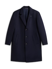 Tommy Hilfiger Blue Plus New York Label Wool Blend Coat - Image 5 of 5