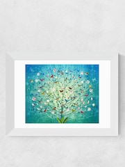 White The Singing Tree by Fiona Watson Framed Print - Image 2 of 2