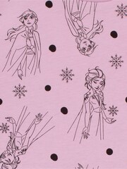 Character Pink Disney Frozen Girls Frill Printed Dress - Image 3 of 3