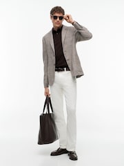 Marrón chocolate - Corte estándar - Polo de piqué 1985 de Tommy Hilfiger - Imagen 3 de 5