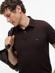 Marrón chocolate - Corte estándar - Polo de piqué 1985 de Tommy Hilfiger - Imagen 4 de 5