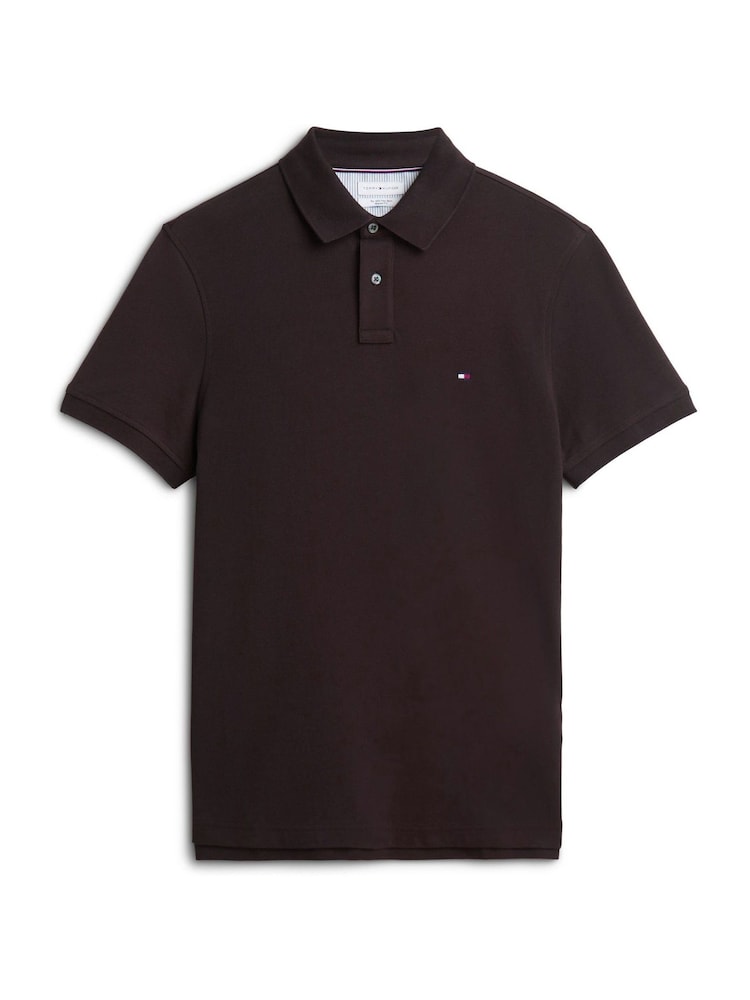 Marrón chocolate - Corte estándar - Polo de piqué 1985 de Tommy Hilfiger - Imagen 5 de 5 Marrón chocolate - Corte estándar - Polo de piqué 1985 de Tommy Hilfiger - Imagen 5 de 5