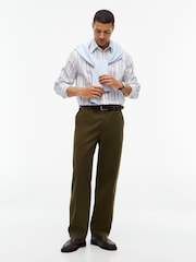 Tommy Hilfiger Relaxed Fit Mixed Stripe Poplin Shirt - Image 3 of 6