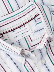 Tommy Hilfiger Relaxed Fit Mixed Stripe Poplin Shirt - Image 6 of 6