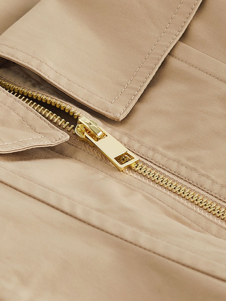 Camel Zip Front Corset Top - Image 7 of 7