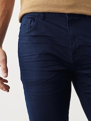 Navy Blue Skinny Soft Touch Stretch Jeans - Image 3 of 3