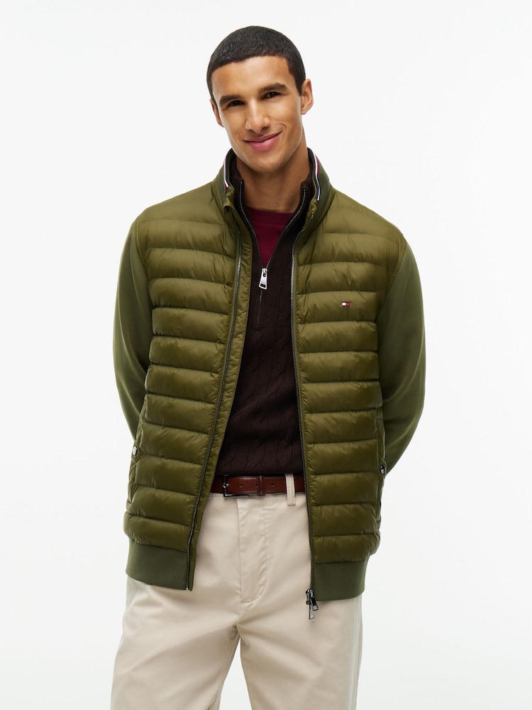Зеленый - Tommy Hilfiger стеганые куртки на молнии - Изображение 1 7