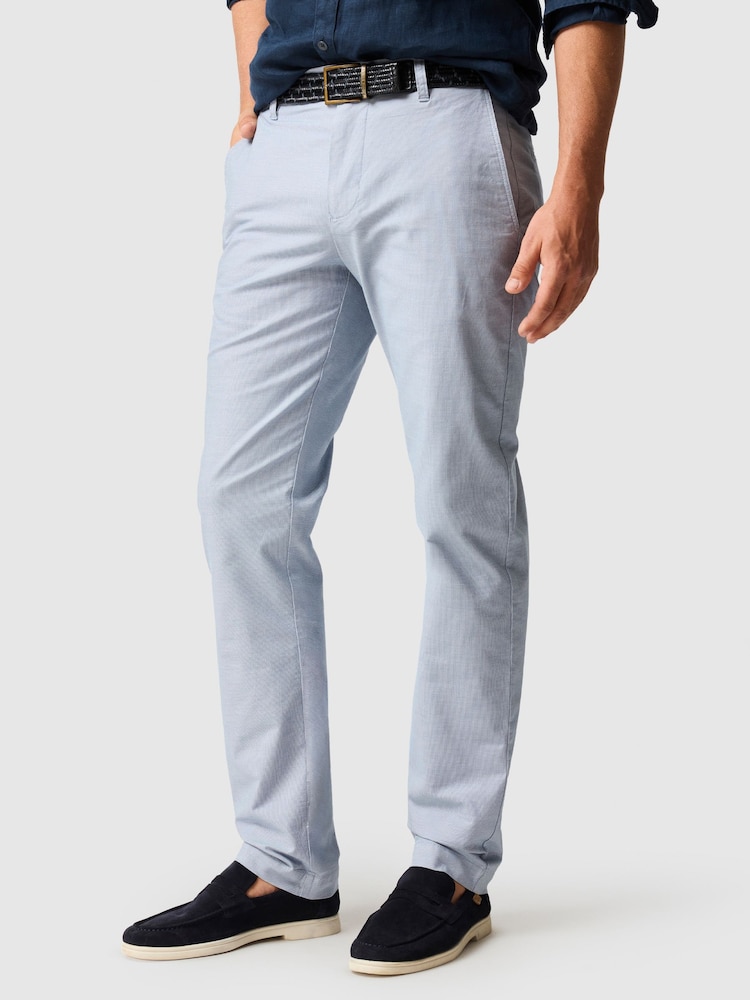 Rodd & Gunn Blue Chino Straight Trousers - Image 1 of 5