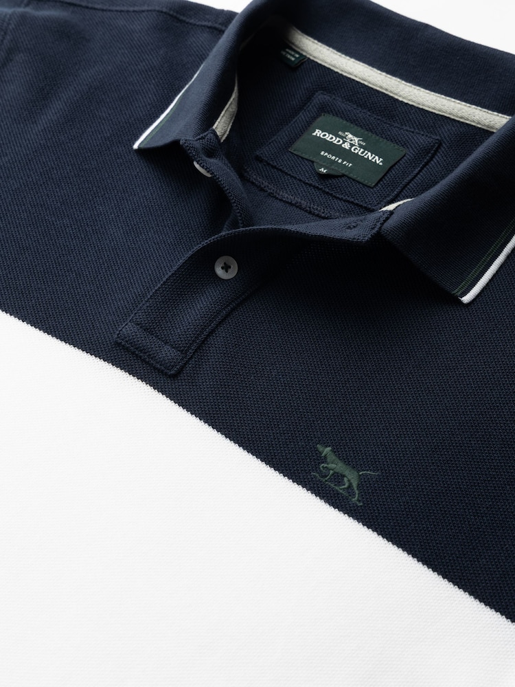 Rodd & Gunn Red Homebay Sports Fit Polo Shirt - Image 6 of 6