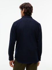 Tommy Hilfiger Blue Relaxed Fit Wool Blend Shirt - Image 2 of 5