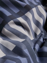Blue Stripe Duvet Cover and Pillowcase Set - Image 3 of 4
