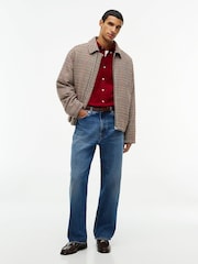 Tommy Hilfiger Red Regular Fit Fine Corduroy Shirt - Image 2 of 6
