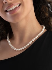 Beaverbrooks Freshwater Cultured Pearl Single Row Necklace - Image 3 of 4