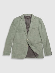 Rodd & Gunn Green The Cascades Sports Fit Jacket - Image 4 of 5