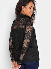 M&Co Black Lace Shirt - Image 2 of 4