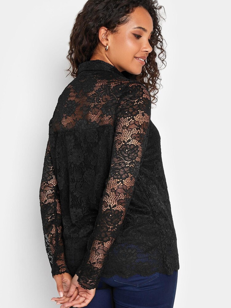 M&Co Black Lace Shirt - Image 2 of 4