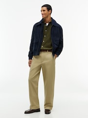Tommy Hilfiger Green Regular Fit Fine Corduroy Shirt - Image 3 of 5