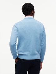 Sky Blue - Джемпер из овечьей шерсти с круглым вырезом Tommy Hilfiger - Изображение 2 5