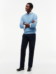 Sky Blue - Джемпер из овечьей шерсти с круглым вырезом Tommy Hilfiger - Изображение 3 5