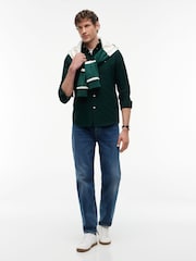 Tommy Hilfiger Green Regular Fit Button Down Oxford Shirt - Image 3 of 5