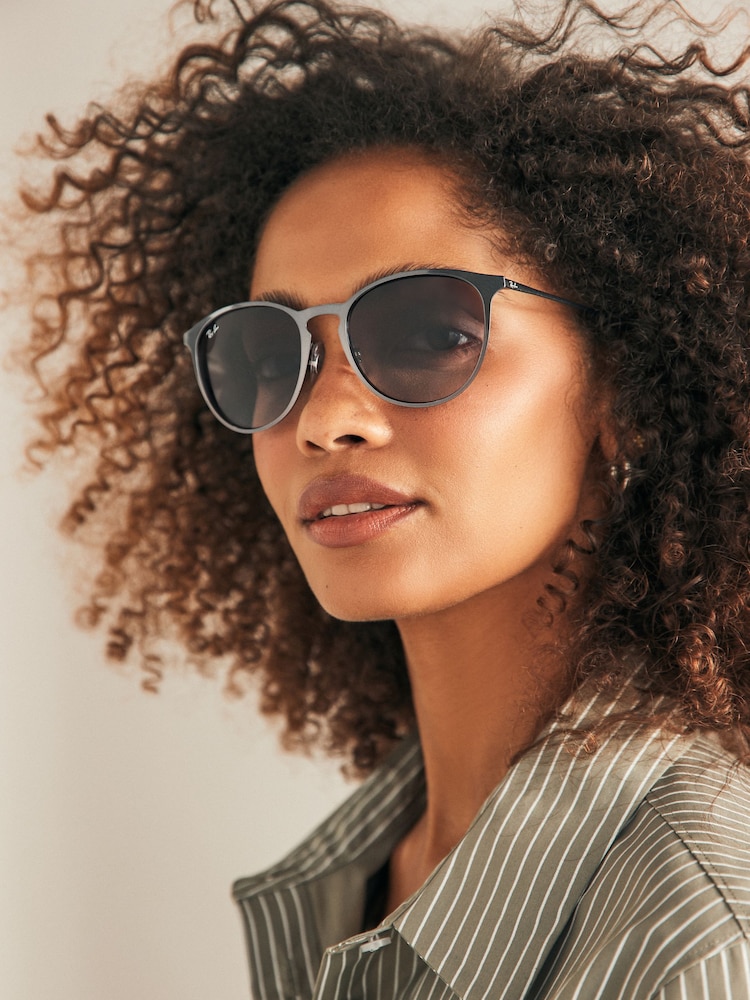 Buy Ray-Ban Erika Metal Frame Sunglasses from the Next UK online shop