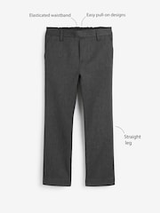 Grey School Formal Straight Trousers (3-17yrs) - Image 3 of 12