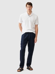 Rodd & Gunn Blue Linen Resort Trousers - Image 3 of 5