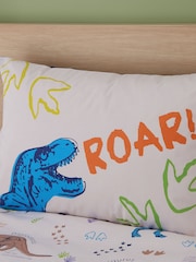 Catherine Lansfield Natural Prehistoric Dinosaurs Reversible Duvet Cover Set - Image 3 of 4