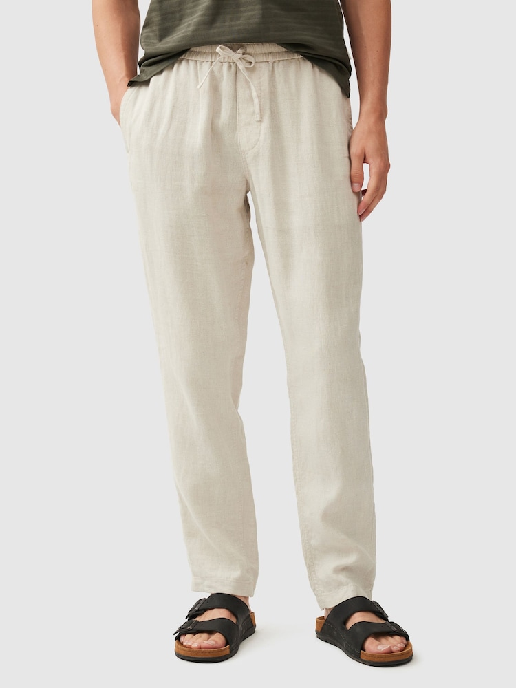 Rodd & Gunn Natural Linen Resort Trousers - Image 1 of 4 Rodd & Gunn Natural Linen Resort Trousers - Image 1 of 4