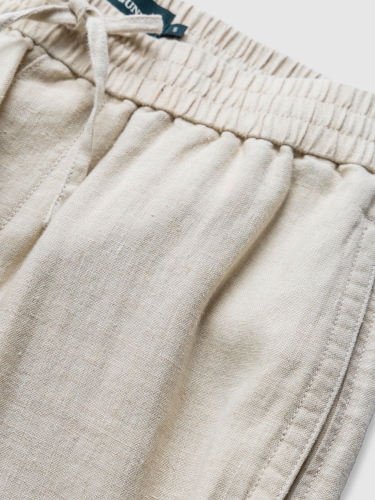 Rodd & Gunn Natural Linen Resort Trousers - Image 4 of 4 Rodd & Gunn Natural Linen Resort Trousers - Image 4 of 4