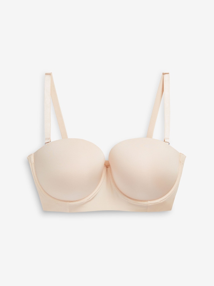 Praline Nude DD+ Light Pad Low Back Smoothing Strapless Bra - Image 4 of 4