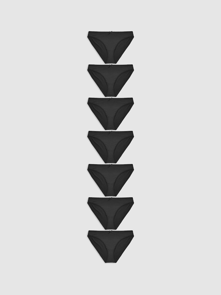 Schwarz - Mikrofaserslips, 7er-Pack - Bild 1 von 5 Schwarz - Mikrofaserslips, 7er-Pack - Bild 1 von 5
