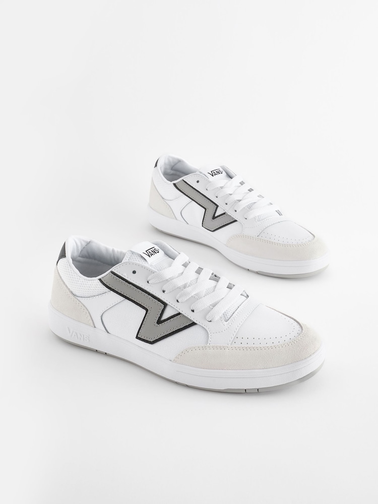 Vans Cream UA Lowland CC Trainers - Image 1 of 6