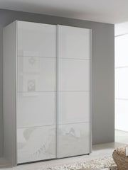 Rauch Grey 1.3m Sliding Courtney Glass Semi Fitted Wardrobe - Image 3 of 4