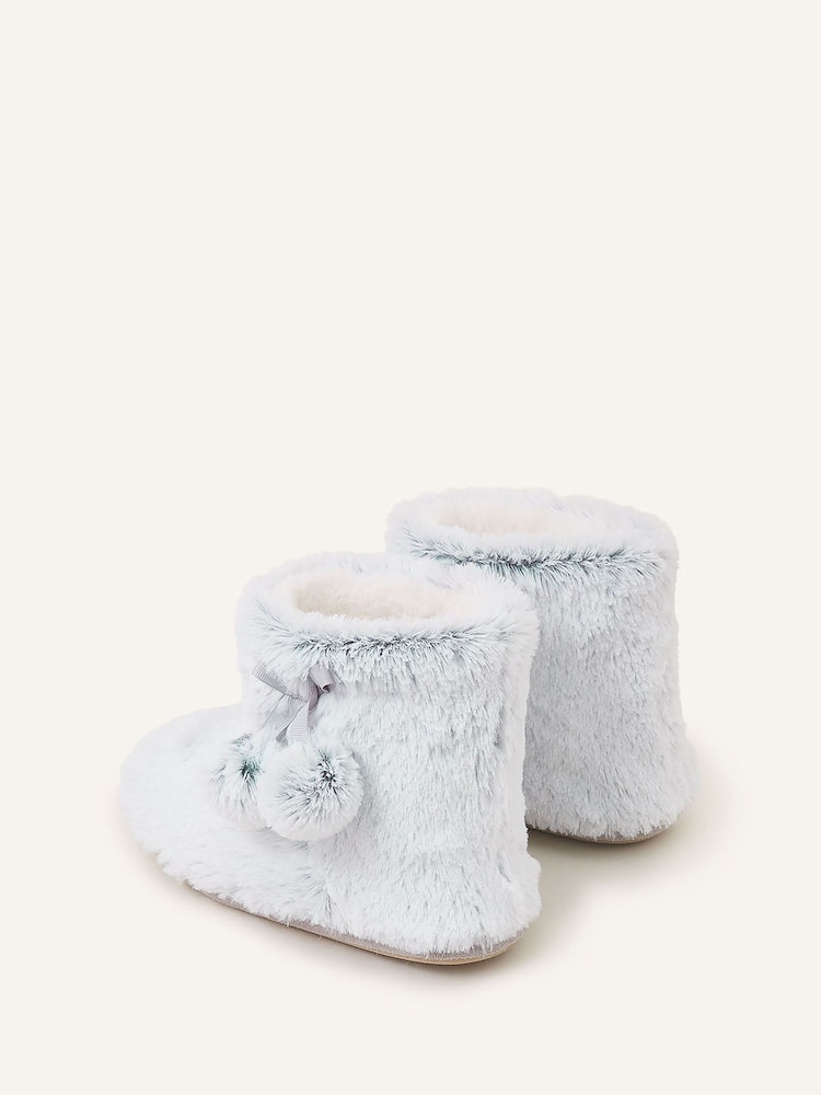 Buy Accessorize Grey Supersoft Slipper Boots from the Next UK