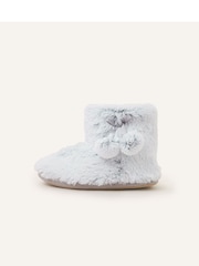 Accessorize Grey Supersoft Slipper Boots - Image 4 of 4