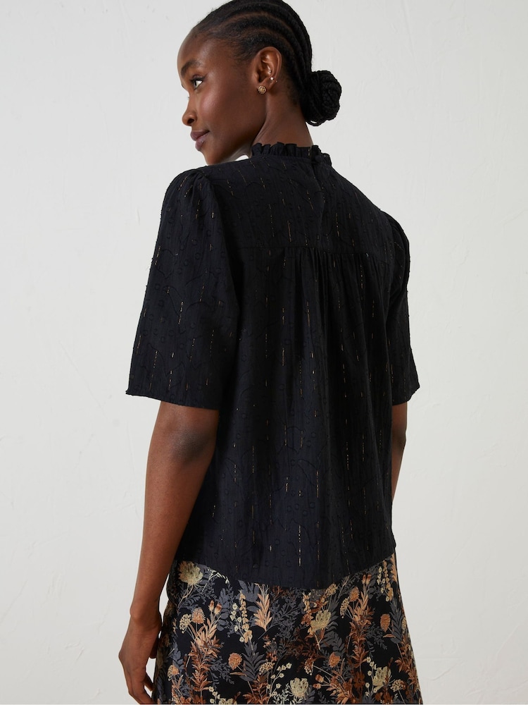 Bluza kovinske barve Fatface Maggie - Slika 2 iz 6