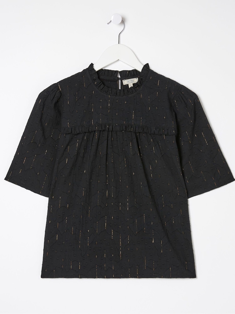 Bluza kovinske barve Fatface Maggie - Slika 6 iz 6