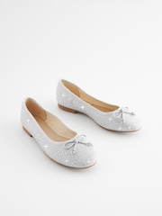 Silver Standard/Wide Fit Forever Comfort® Ballerinas Shoes - Image 3 of 8