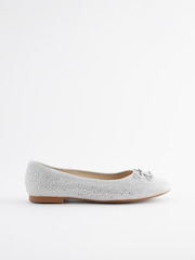 Silver Standard/Wide Fit Forever Comfort® Ballerinas Shoes - Image 4 of 8